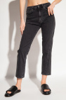 Toteme New Look Skinny jeans met scheuren op de knie in zwart