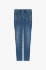 Abercrombie & Fitch ripped knee jeans in mid wash blue