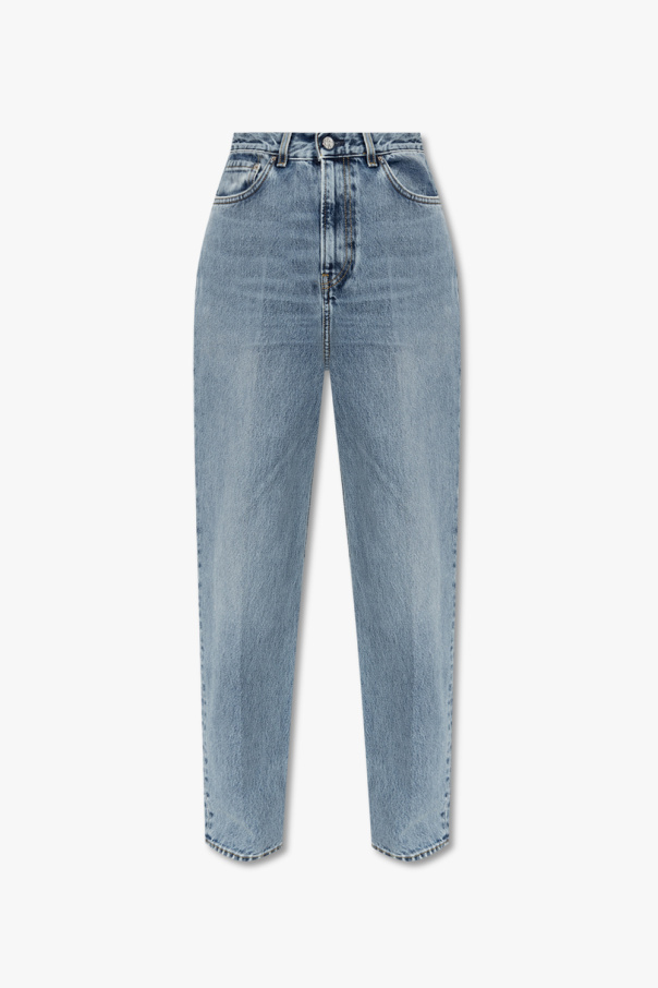 TOTEME Alexander Wang bleached-effect high-rise jeans
