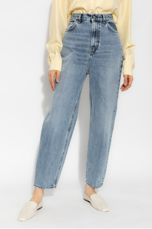 TOTEME Alexander Wang bleached-effect high-rise jeans