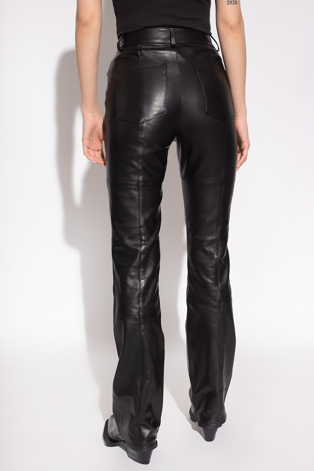 Wandler ‘Aster’ leather Billings trousers