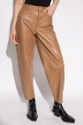 Wandler ‘Chamomile’ high-rise leather trousers