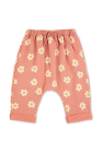 Monki Randiga shorts med knytning i midjan