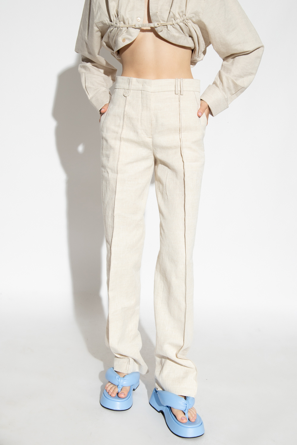 Jacquemus ‘Camargue’ pleat-front trousers