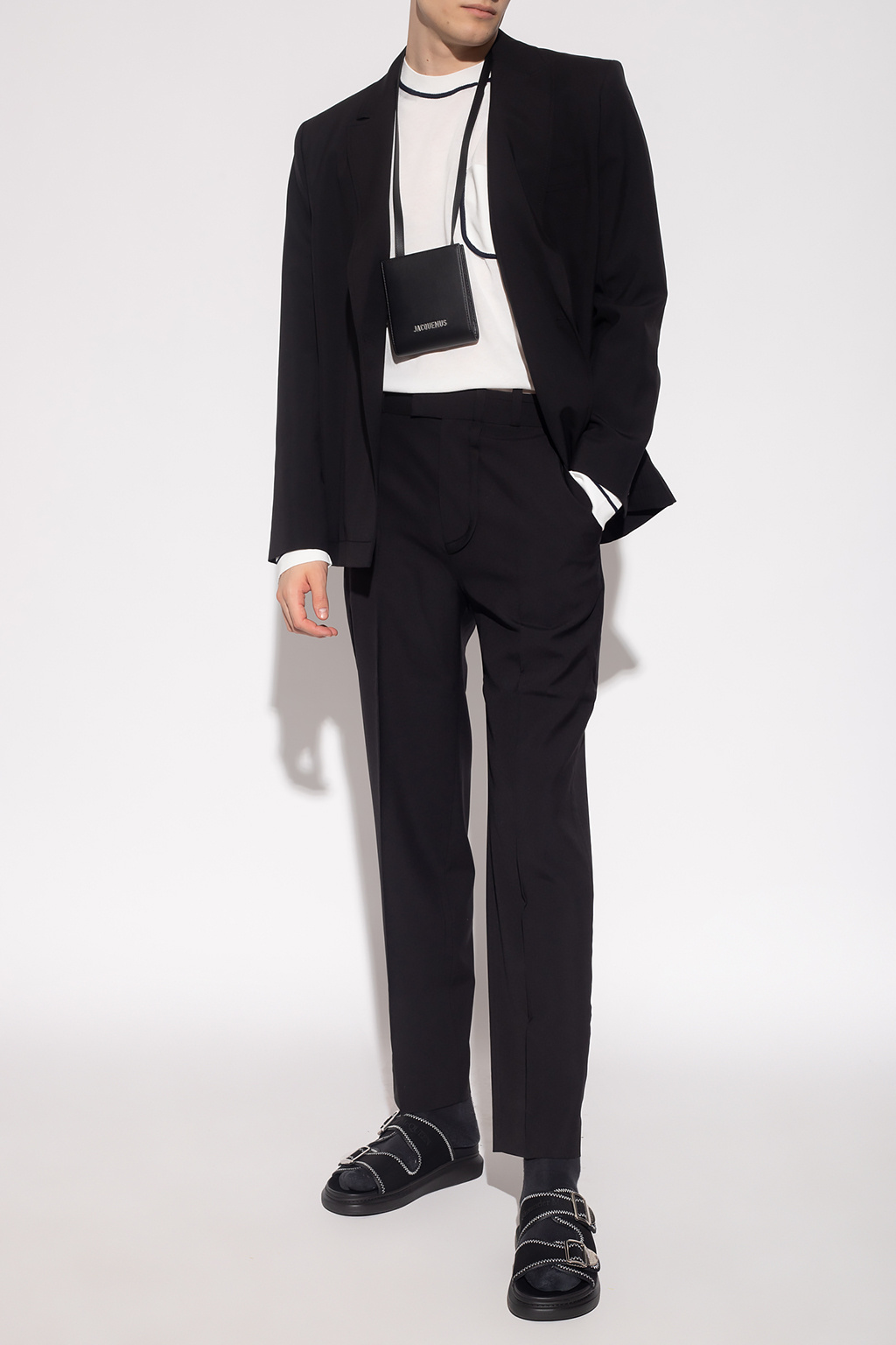 Jacquemus Wool pleat-front trousers