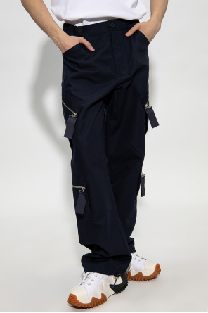 Jacquemus ‘Marrone’ cargo logo-print trousers