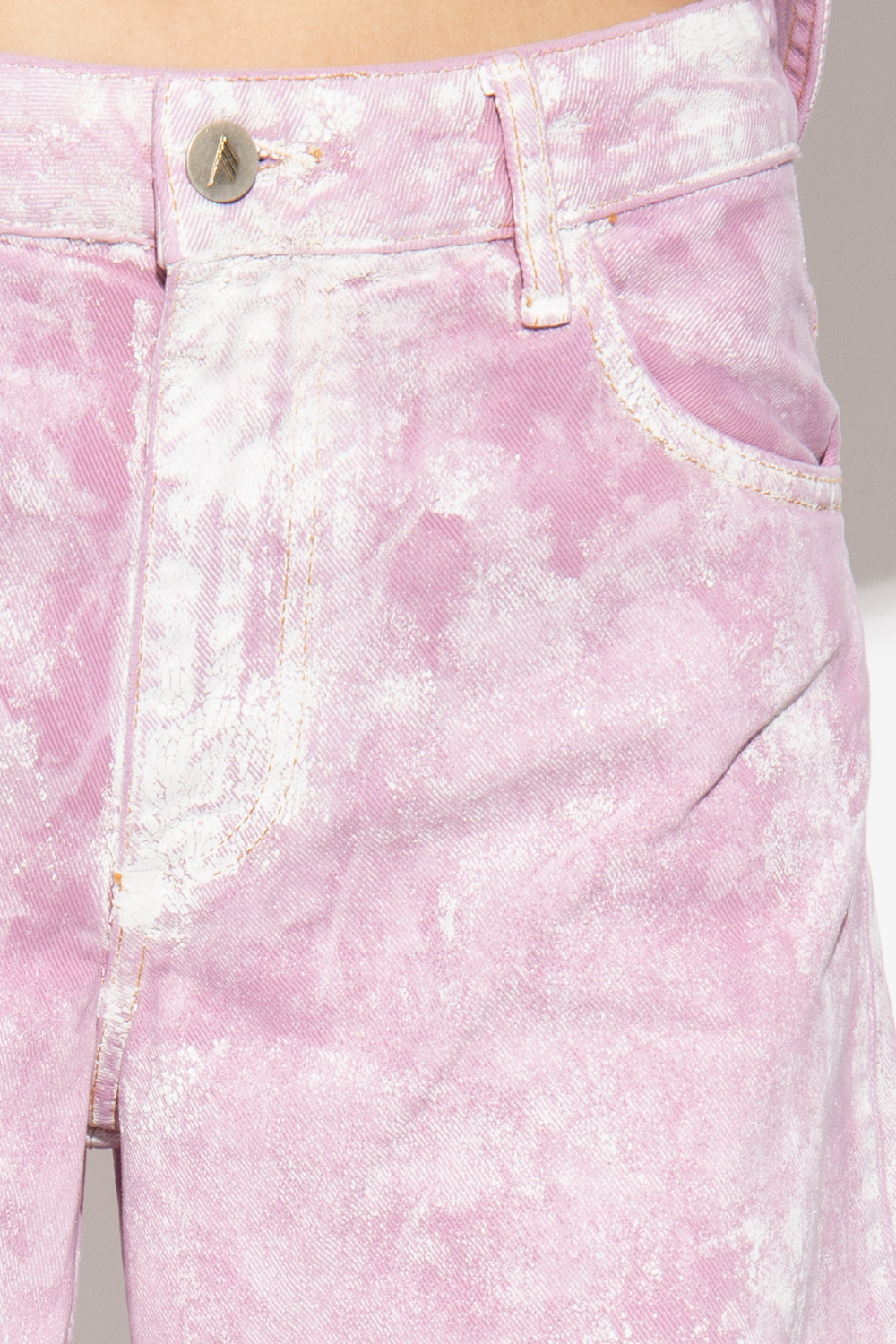 The Attico Jeans with paint effect
