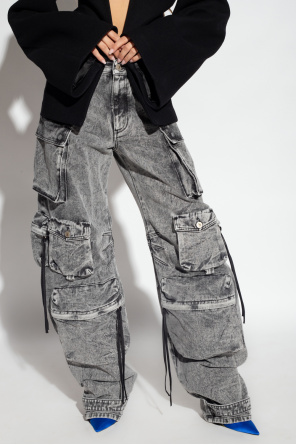 The Attico Jeans with multiple pockets