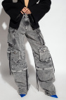 The Attico GREY Jeans with multiple pockets
