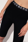 Iceberg Cropped ribbed leggings