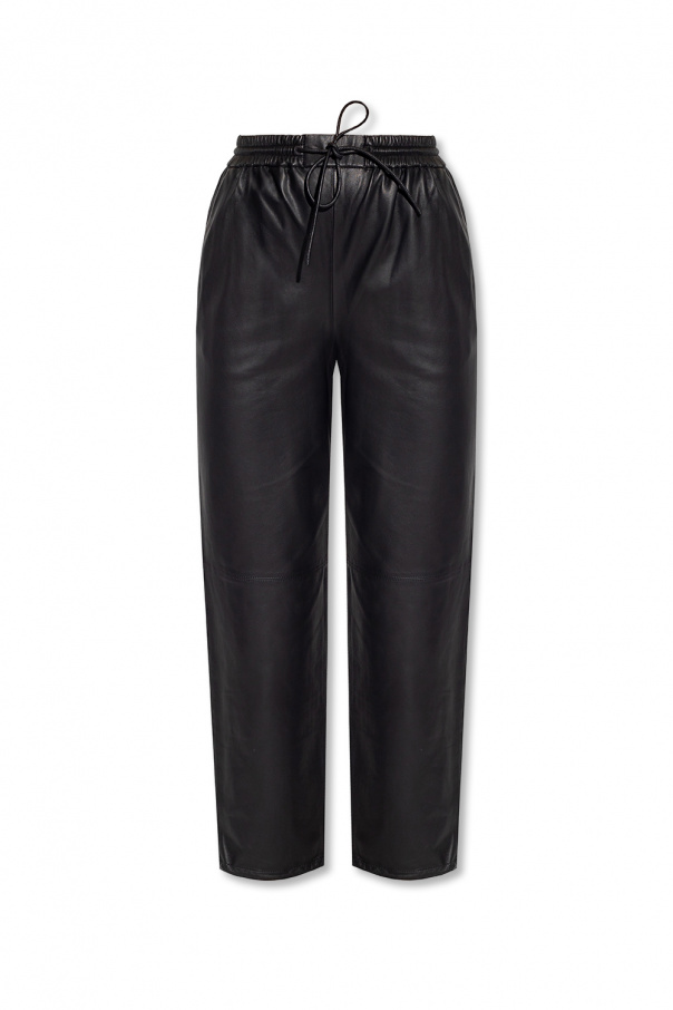 Yves Salomon Leather trousers