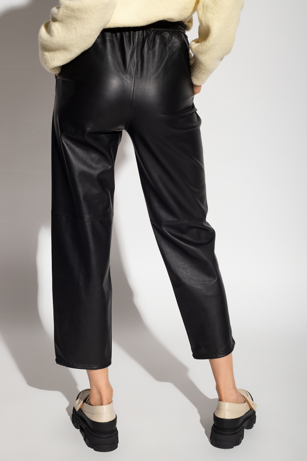 Yves Salomon Leather trousers | Women's Clothing | Vitkac