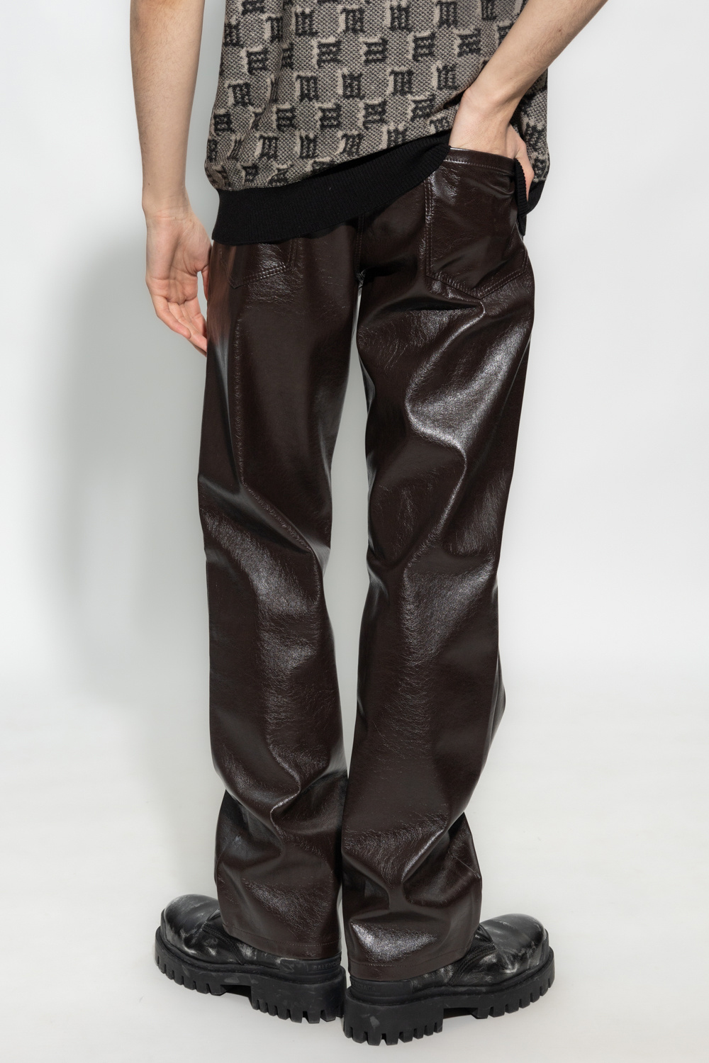 MISBHV Vegan leather trousers