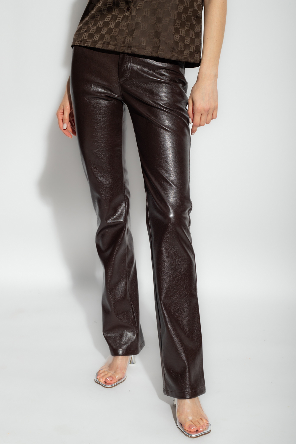 MISBHV trousers golf in vegan leather