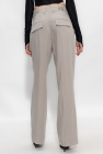 MISBHV GREY Pleat-front trousers