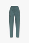 Dries Van Noten GREEN Trousers with wide legs