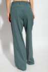 Dries Van Noten GREEN Trousers with wide legs