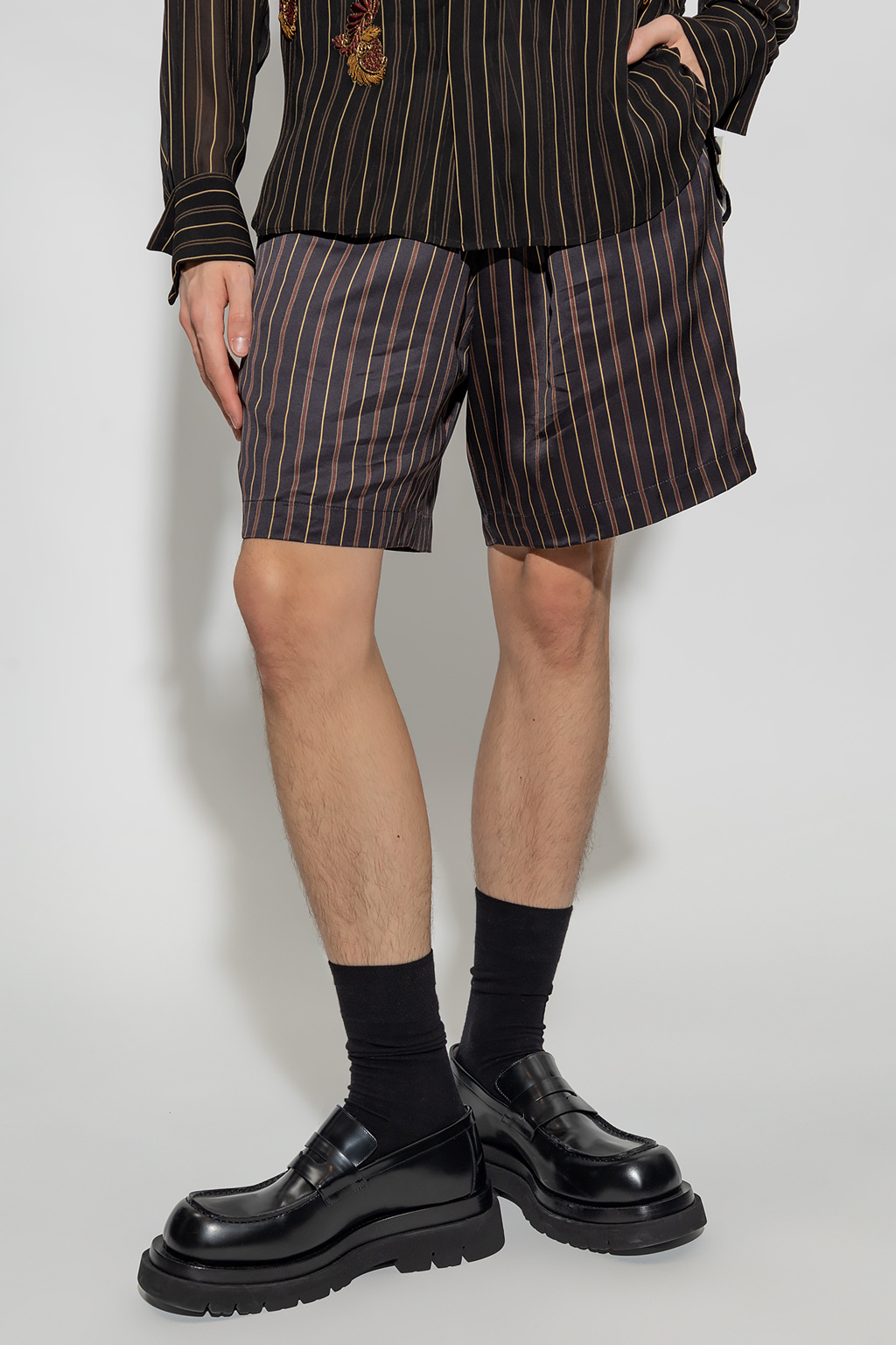 Dries Van Noten Striped shorts