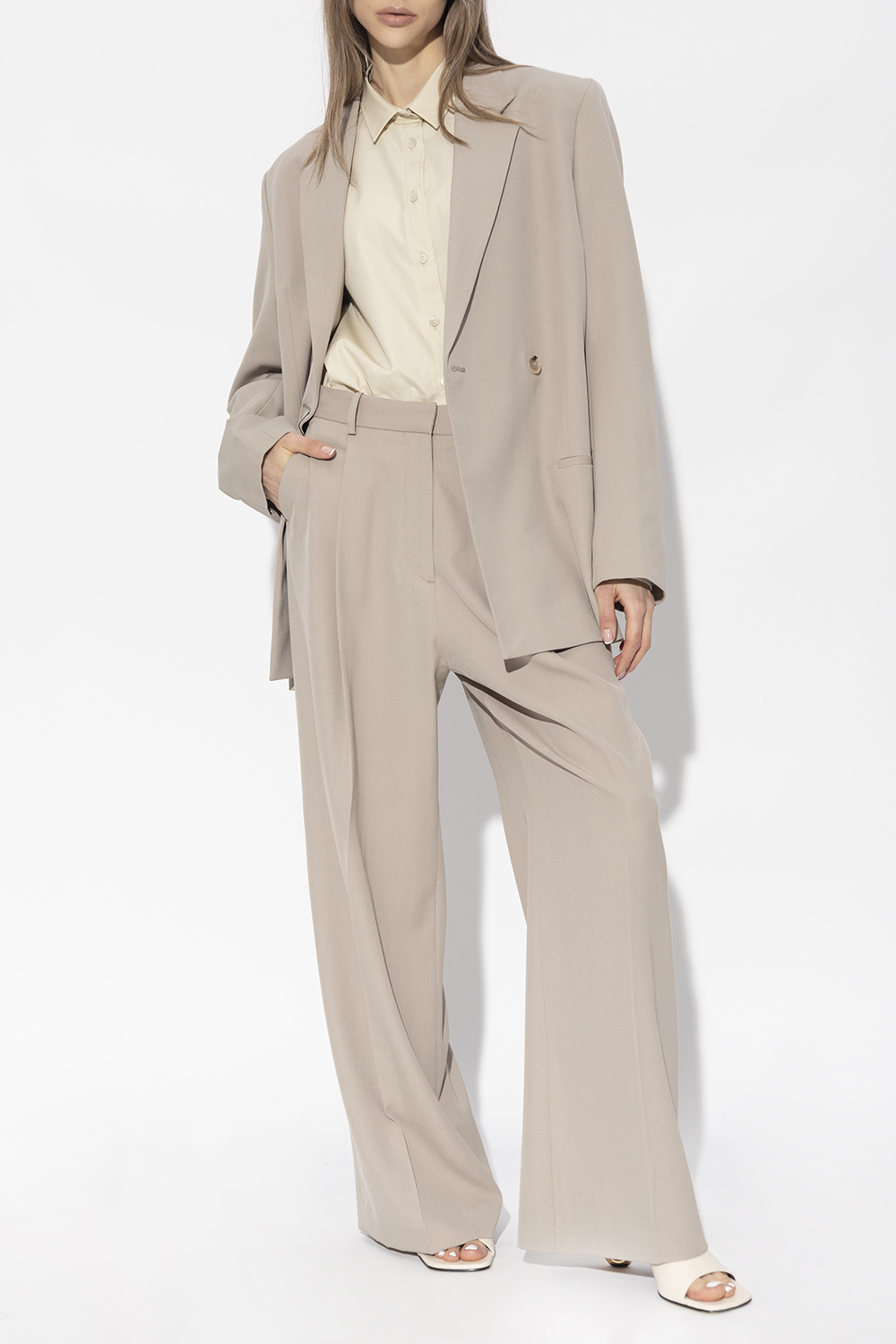 TOTEME Pleat-front trousers