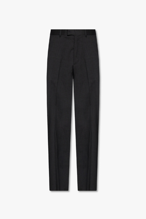 Raf Simons Wool pleat-front trousers