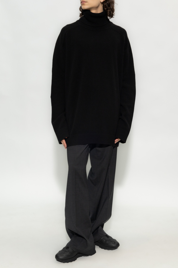 Raf Simons Wool pleat-front trousers