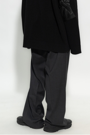 Raf Simons Wool pleat-front trousers