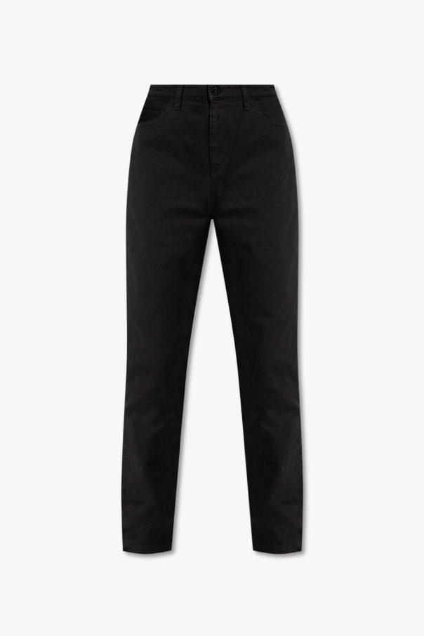 Raf Simons Alexander McQueen Blue Washed Reconstructed Denim Jeans