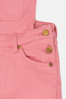 Mini Rodini PINK Denim dungarees