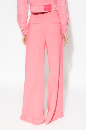Moschino Pleat-front Dam trousers
