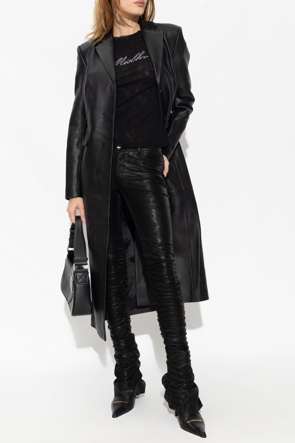 MISBHV Faux leather trousers