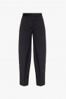 The Attico BLACK ‘Jagger’ pleat-front trousers
