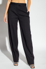 The Attico BLACK ‘Jagger’ pleat-front trousers