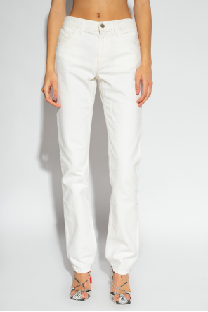 White 'Girlfriend' jeans The Attico - Neo Flower Dress