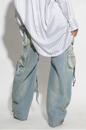 The Attico ‘Fern’ jeans with pockets