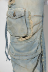 The Attico light blue ‘Fern’ jeans with pockets