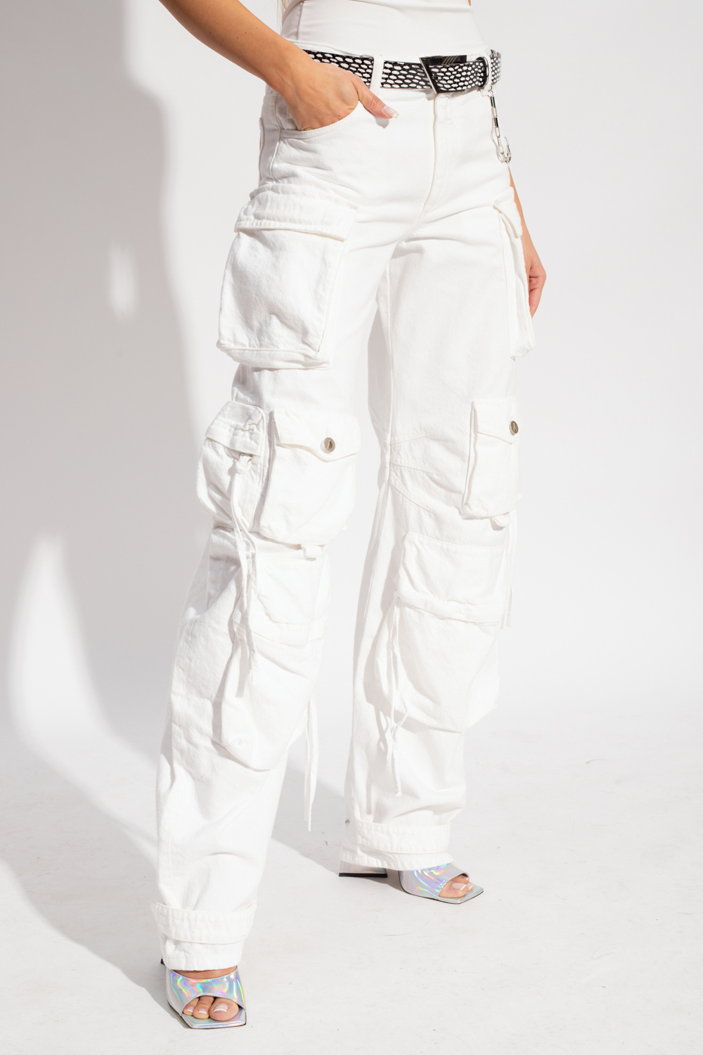 The Attico ‘Fern’ cargo Track trousers