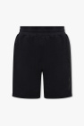 MSGM contrast-waistband shorts