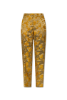 Dries Van Noten Jacquard pleat-front trousers