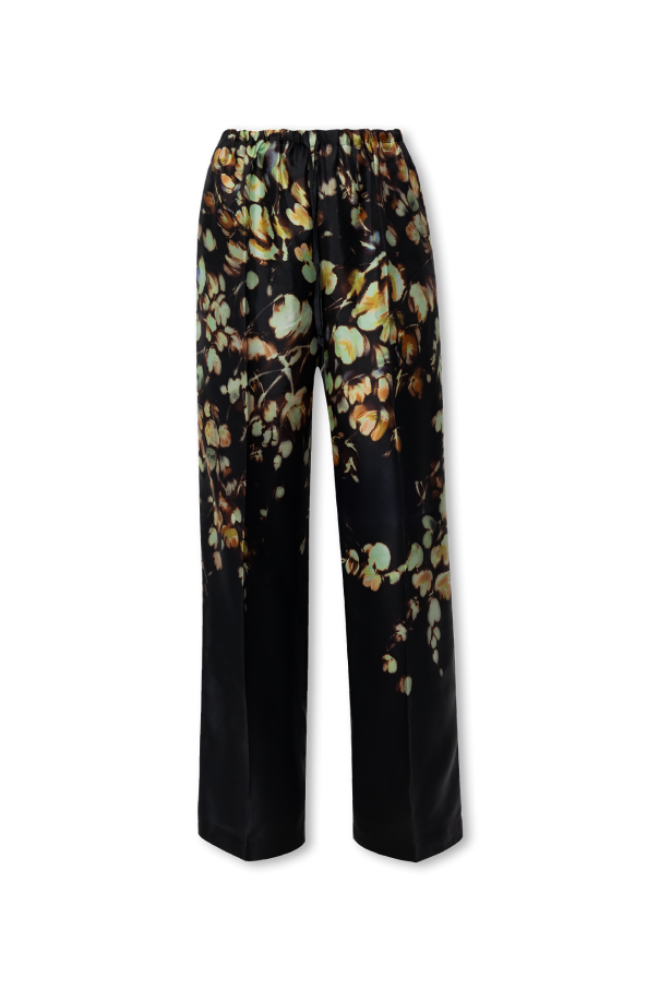 Dries Van Noten Silk trousers