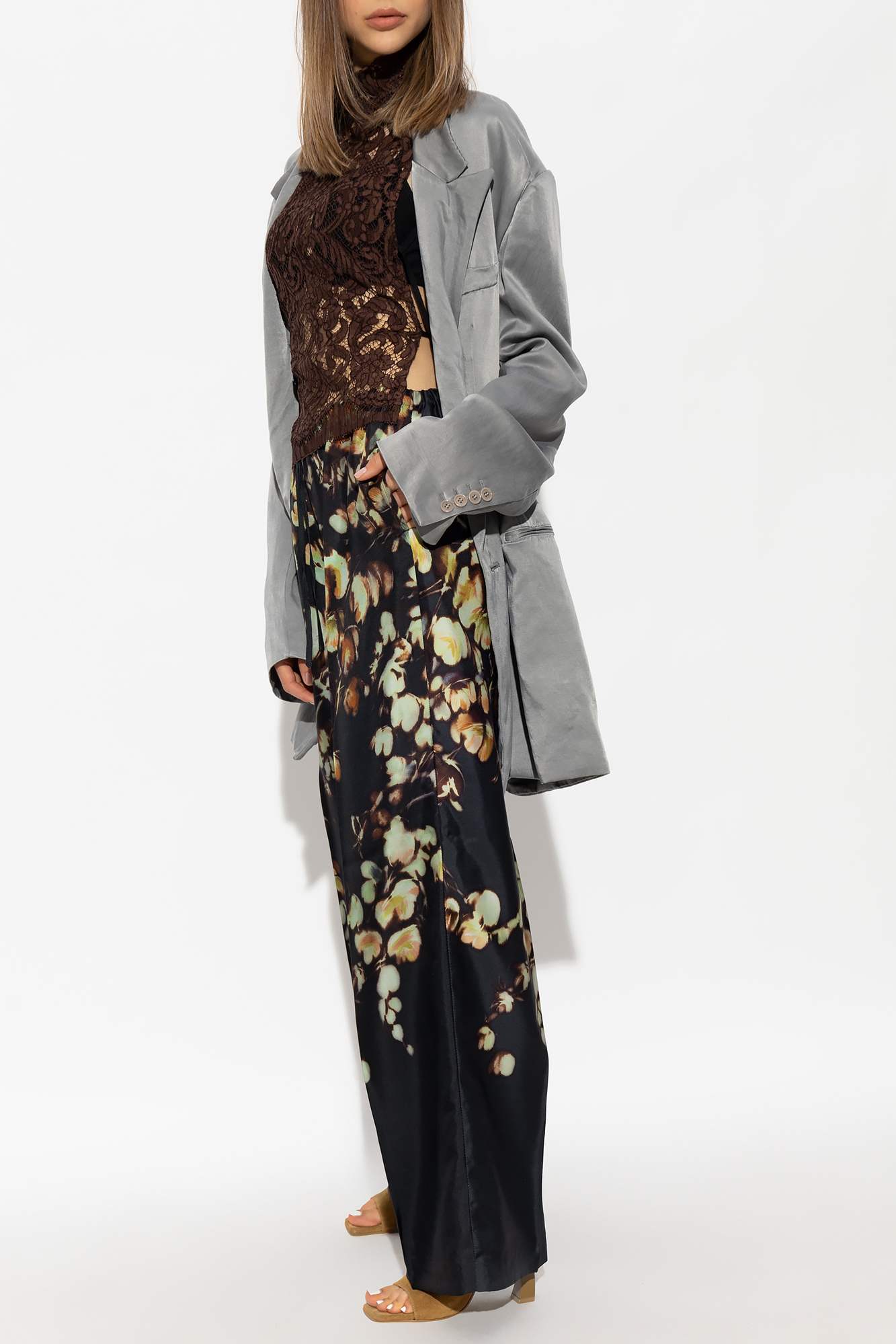 Dries Van Noten Silk trousers