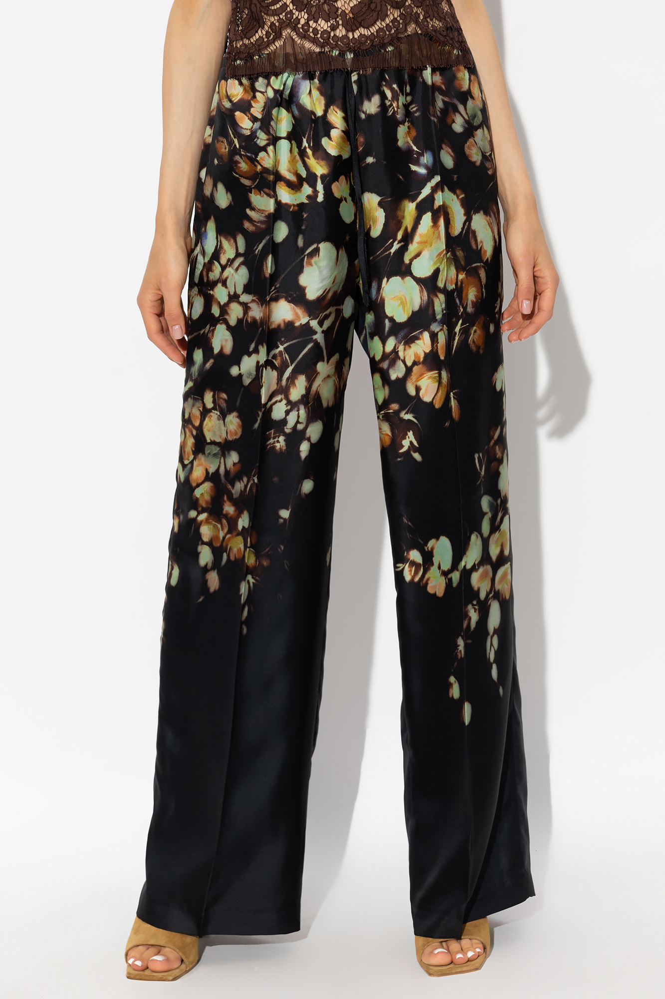 Dries Van Noten Silk trousers