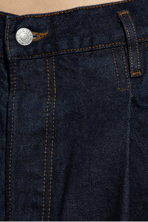 armani exchange rivet detail shift dress item Jeans with wide legs