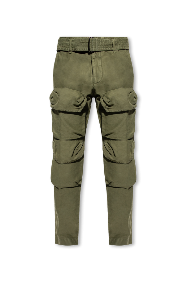Buy Threadbare Men Green Cargo Trousers online