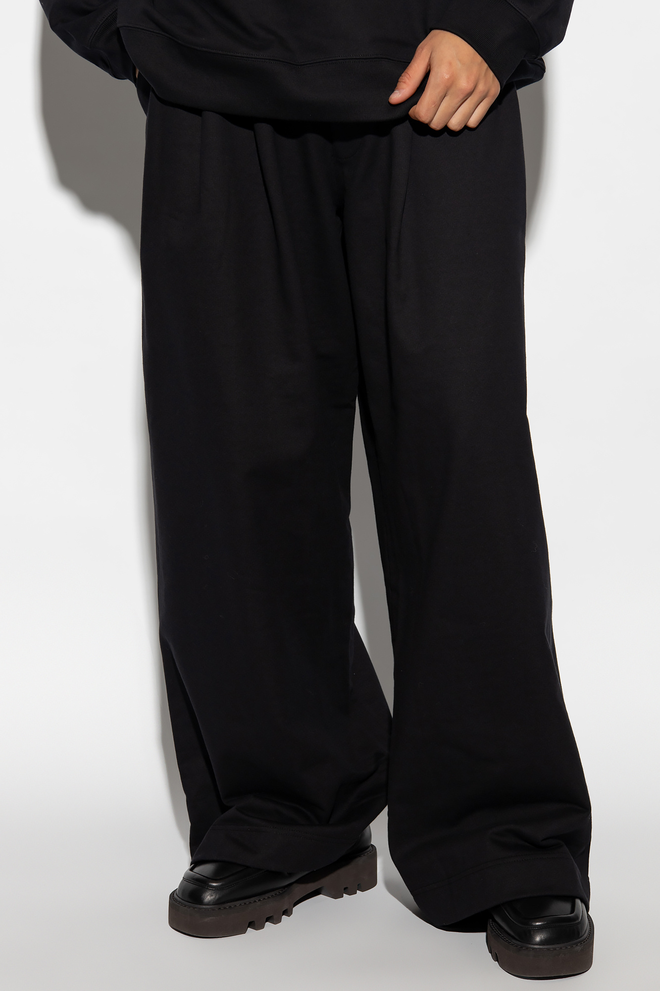 Black Logo leggings VETEMENTS - GenesinlifeShops Australia - Calça Jeans  BOSS WIDE FLARE 4.0 Azul marinho