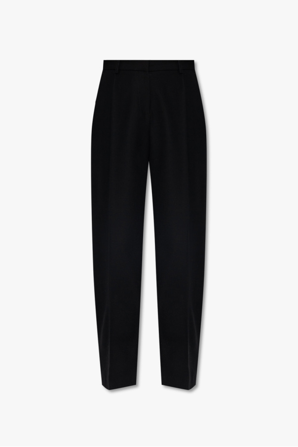 TOTEME Pleat-front embroidery trousers