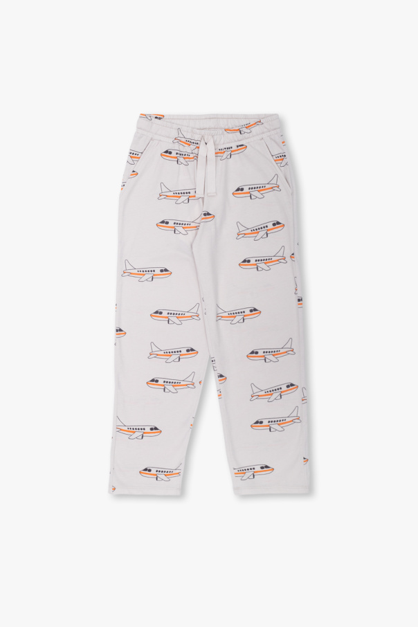 Mini Rodini Trousers with motif of airplanes