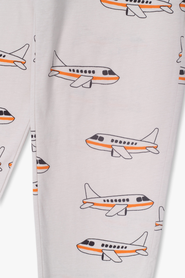 Mini Rodini Trousers with motif of airplanes