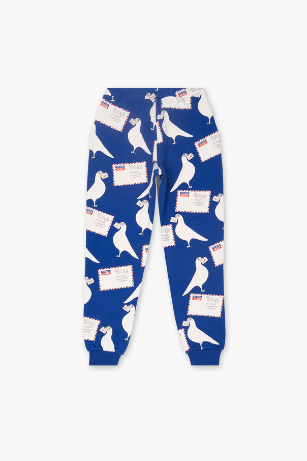 Mini Rodini Sweatpants with animal motif