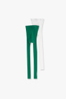 Mini Rodini GREEN Leggings two-pack