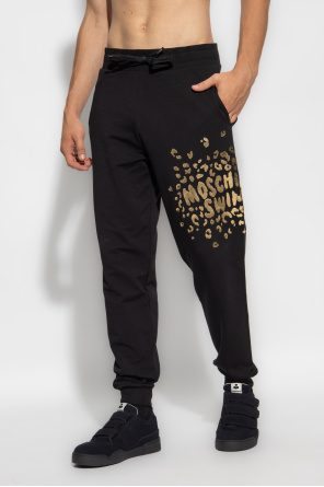 Moschino ‘Swim’ collection branded sweatpants